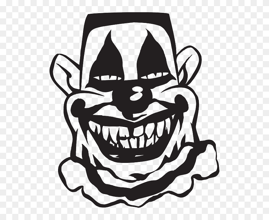 Creepy Book Clipart Clip Royalty Free Download Scary - Scary Black And White Clipart - Png Download