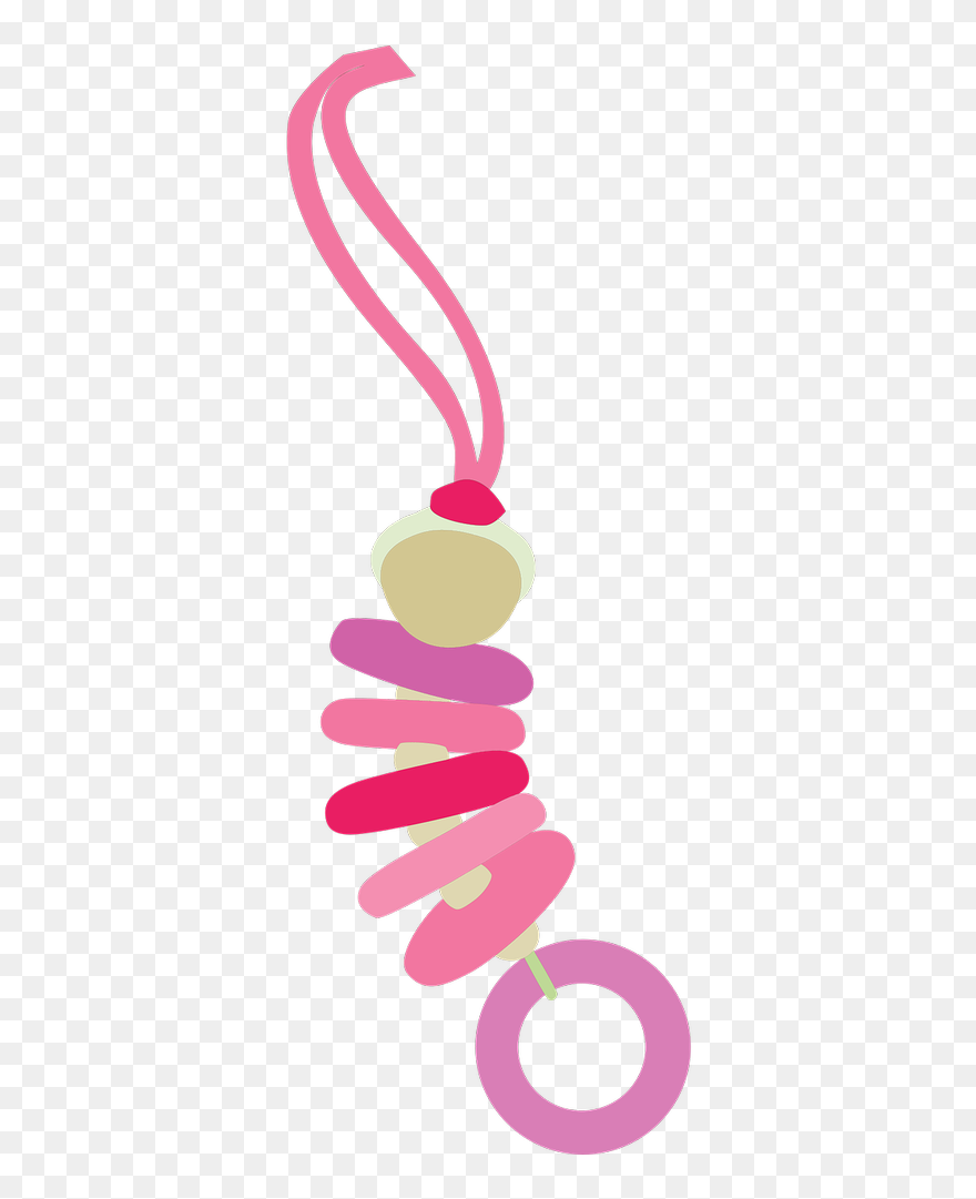 Pink Baby Girl - Clip Art Mainan Anak - Png Download