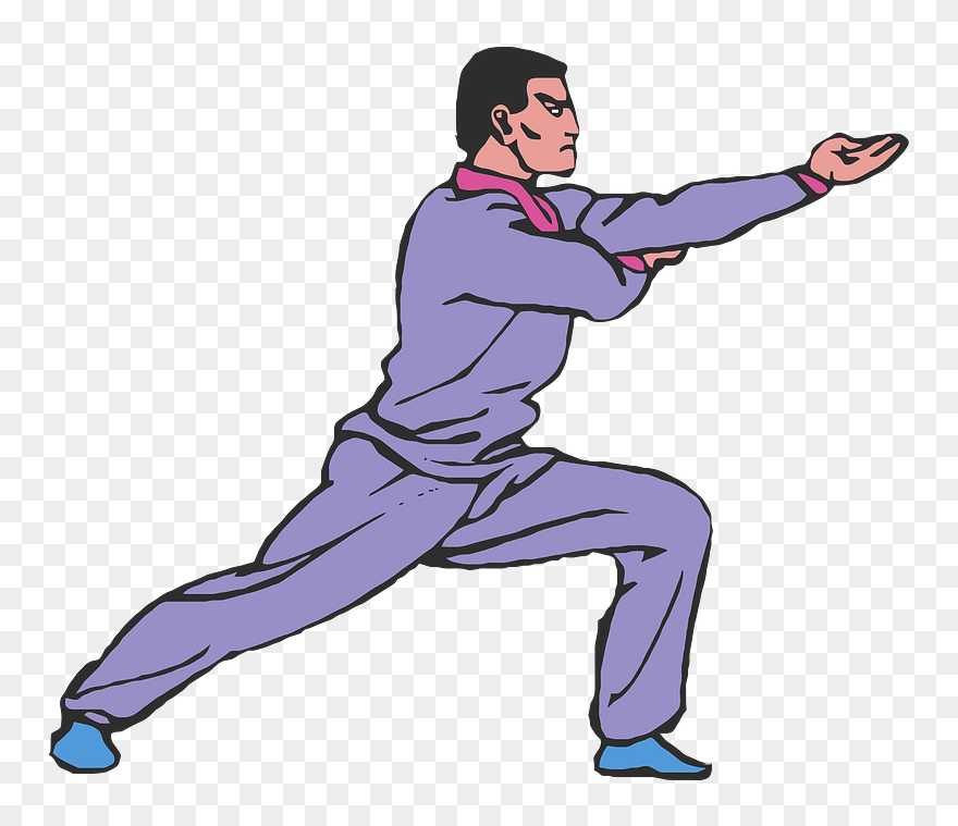 Karate Man Clipart - Wushu In Clipart - Png Download