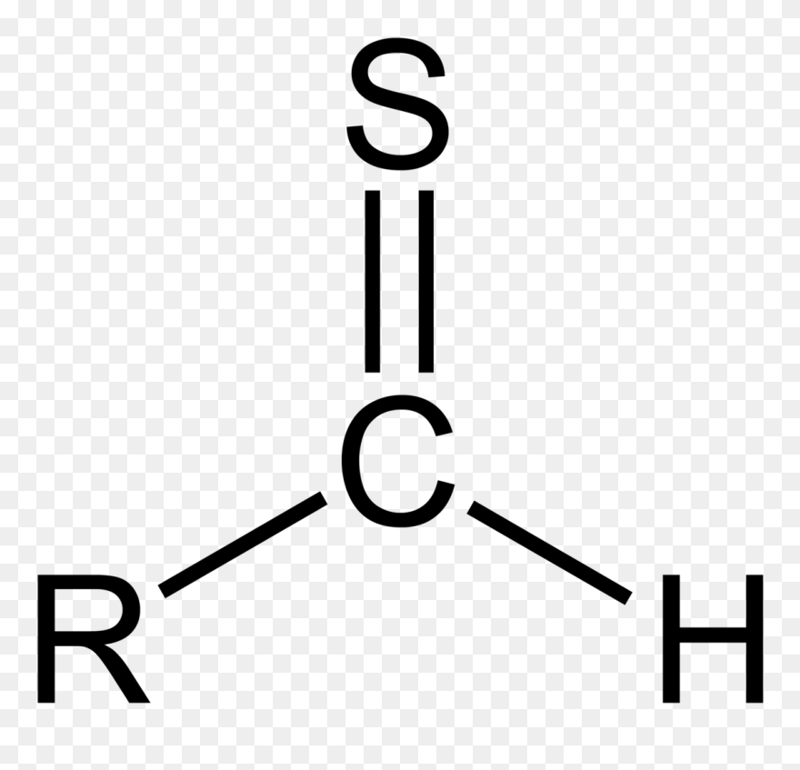 Structural Formula Of Formaldehyde Clipart