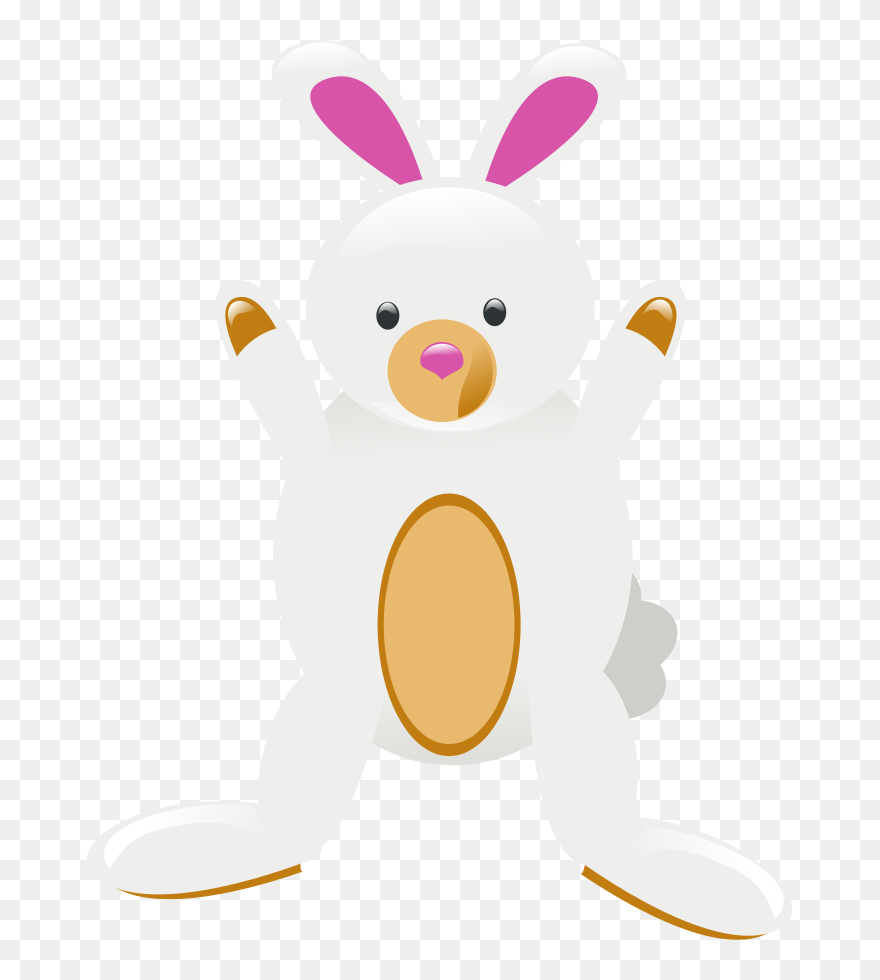 Doll Rabbit Svg Clip Arts - Boneka Lucu Vektor Png Transparent Png