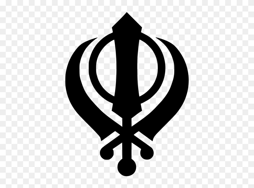 Khanda Png Clip Art - Symbol Of Sikhism Religion Transparent Png