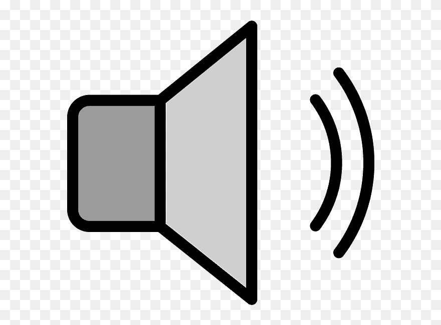 Download Speaker Medium Volume Emoji Clipart Loudspeaker Png