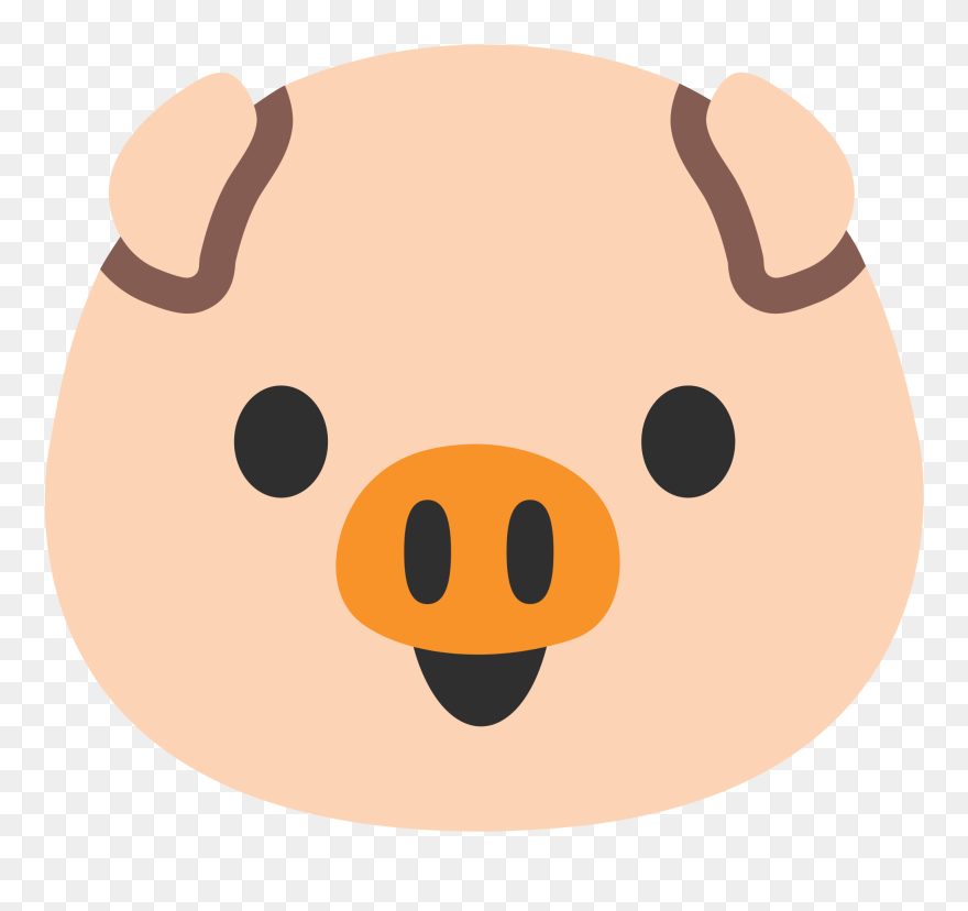 Transparent Pig Emoji Png Clipart