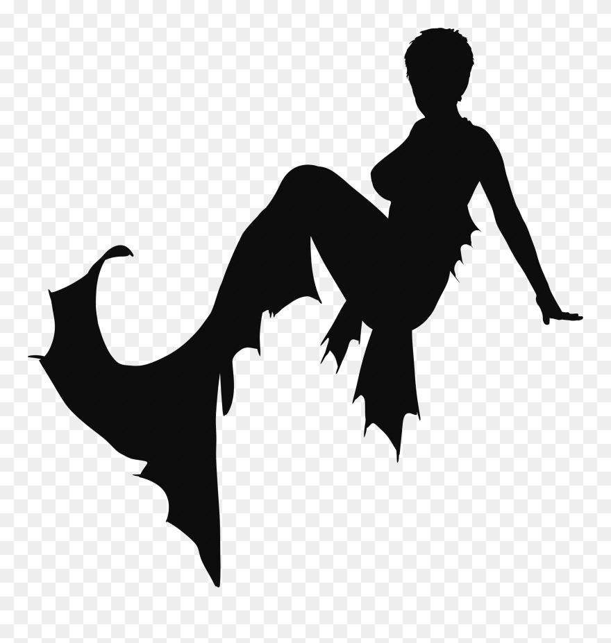 Mermaid Silhouette Png Mermaid Clipart