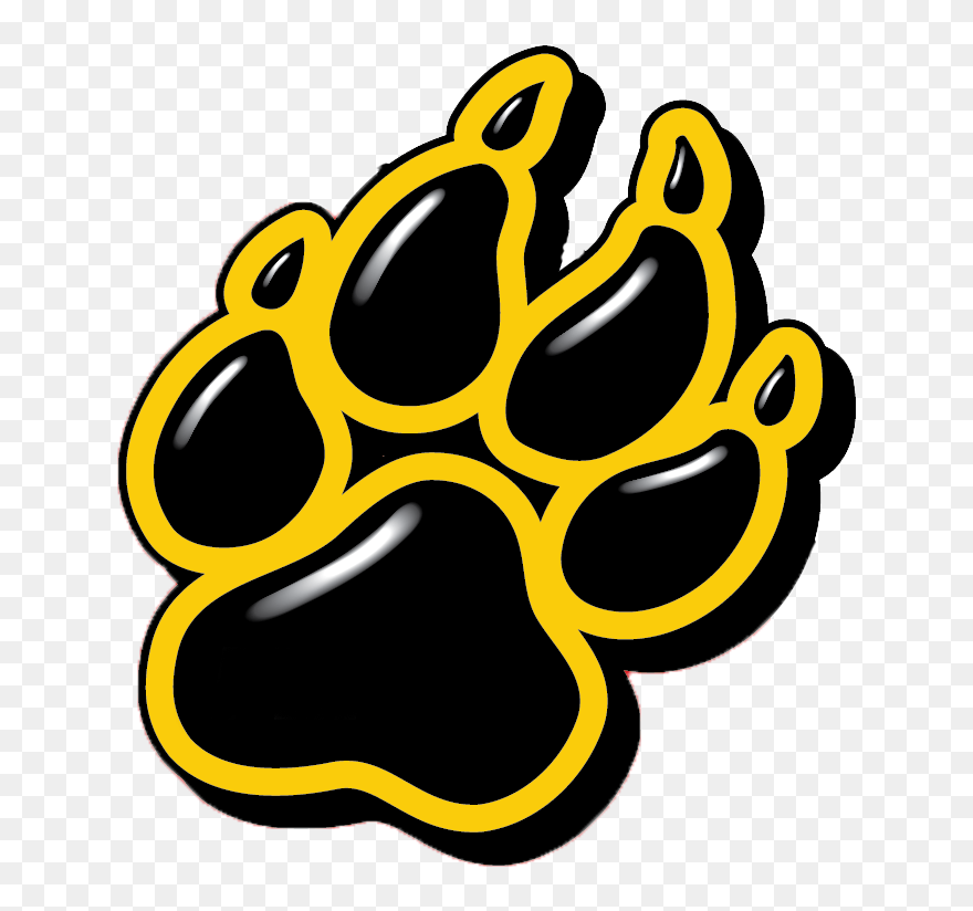 Prowler"s Paw Print - Wolf Clipart