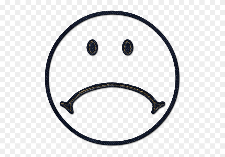 Mouth Clipart Sad Face, Mouth Sad Face Transparent - Sad Happy Face Clipart Black And White - Png Download
