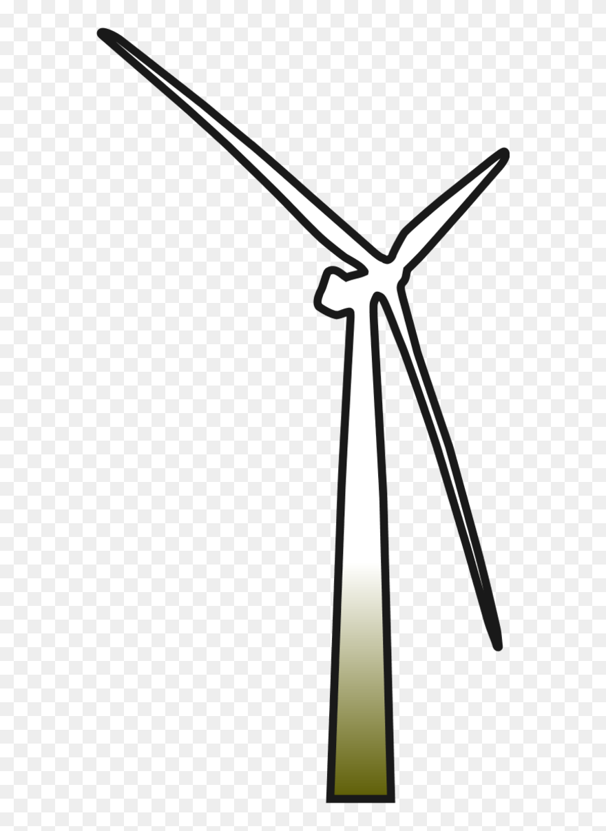 Wind Turbine - Clipart Wind Turbine Cartoon - Png Download