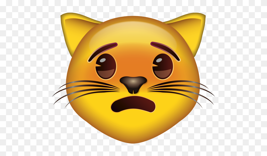 Crying Cat Emoji Clipart