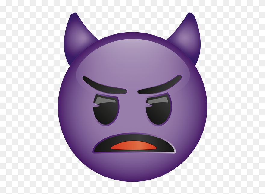 Devil Emoji Transparent Clipart