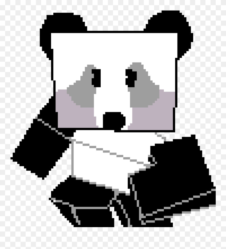 Panda Bear Bee Swarm Clipart