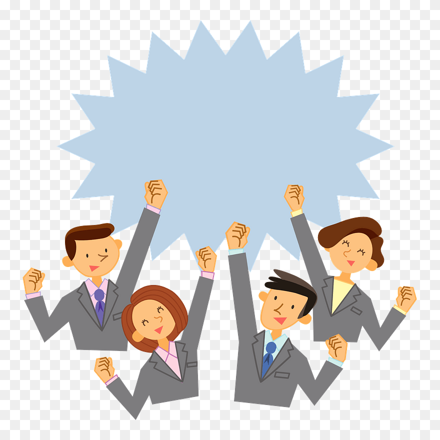 Business Persons Fist Pump Clipart - Lic Divisional Managers Club - Png Download