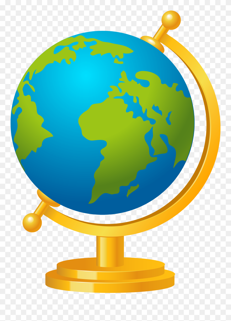 Free World Globe Clipart, Download Free Clip Art, Free - Transparent Background Globe Clipart - Png Download