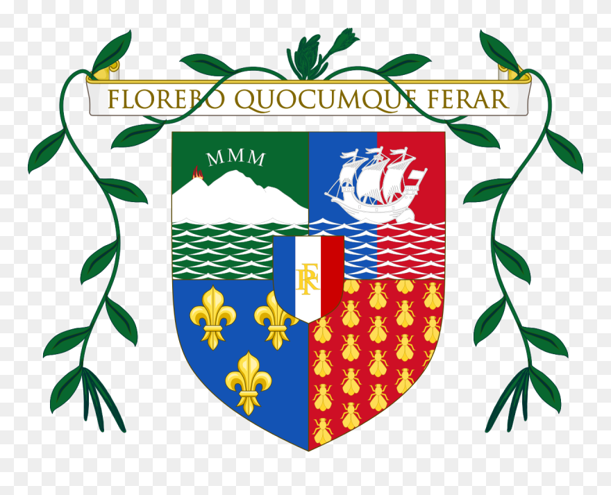 Reunion Coat Of Arms Clipart