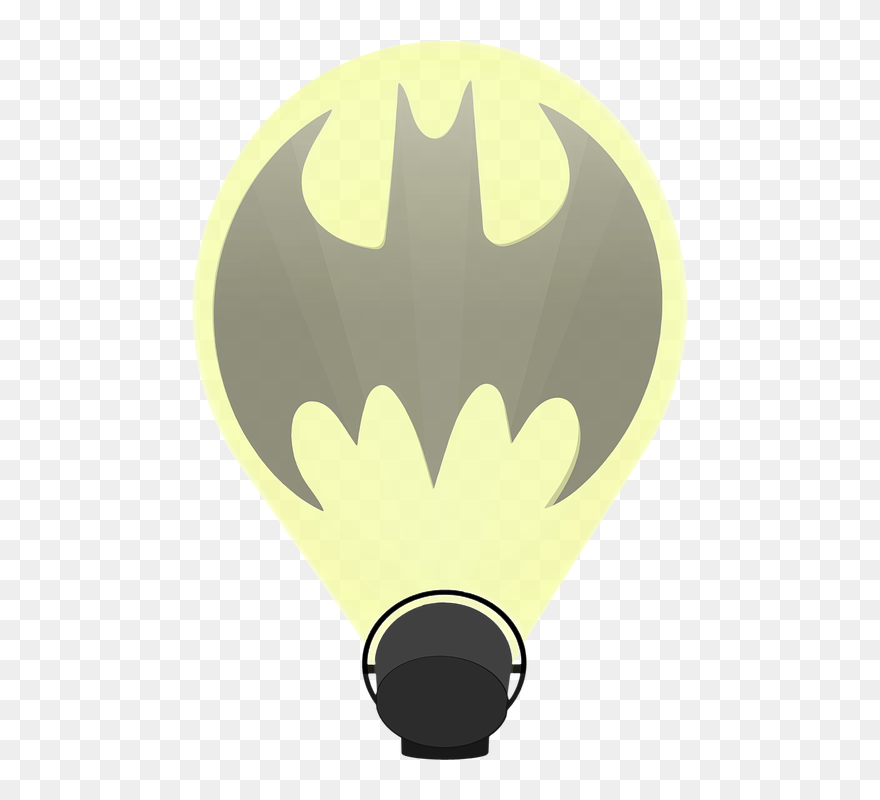 Graphic Batman Bat Signal - Batman Signal Light Png Clipart