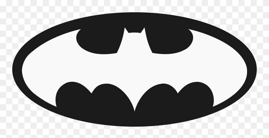 Download Batman Bat Youtube Drawing Logo Png Download - Logo Batman Png Clipart