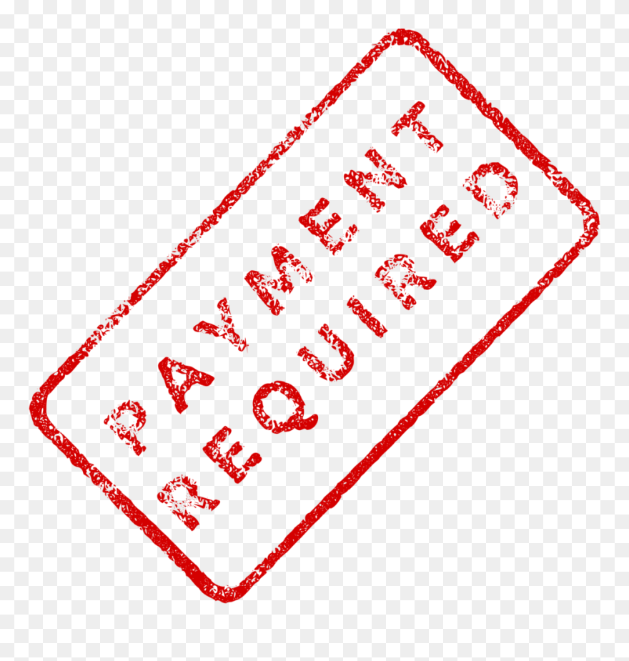 Not Paid Stamp Png Clipart