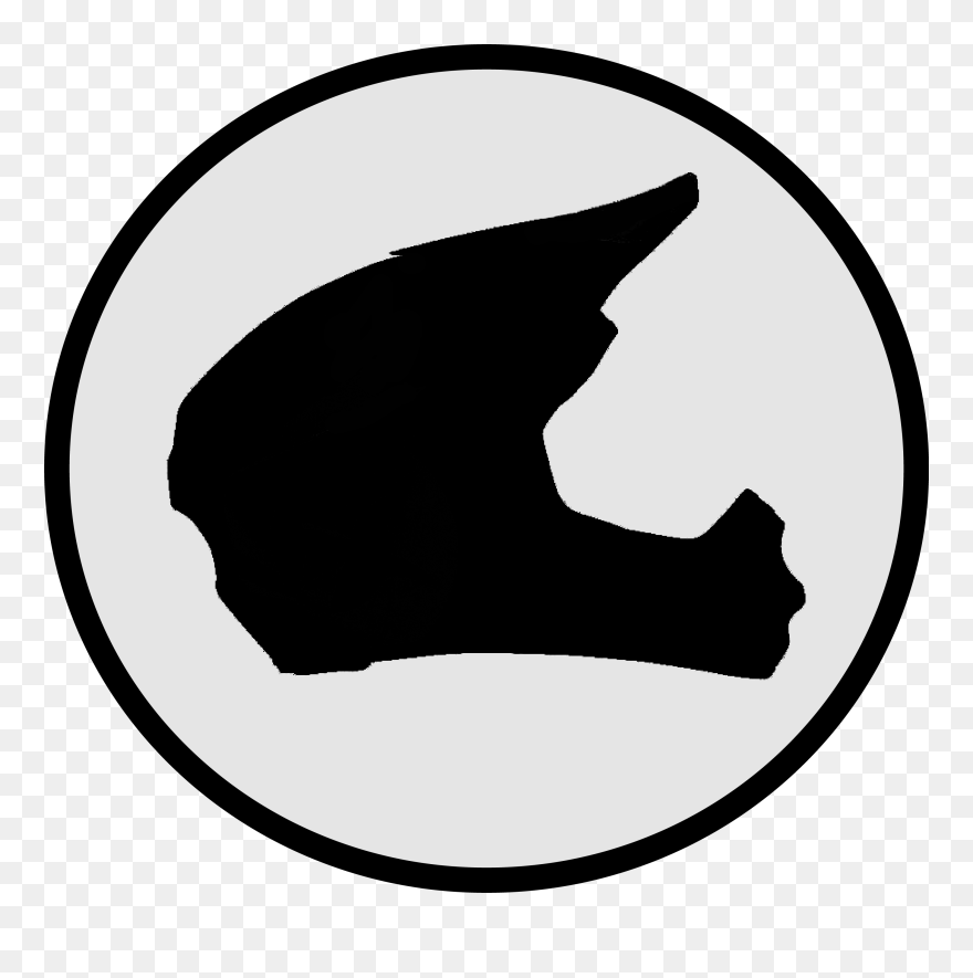 Icon Casque Intégral - Casque Intégral Vtt Silhouette Clipart