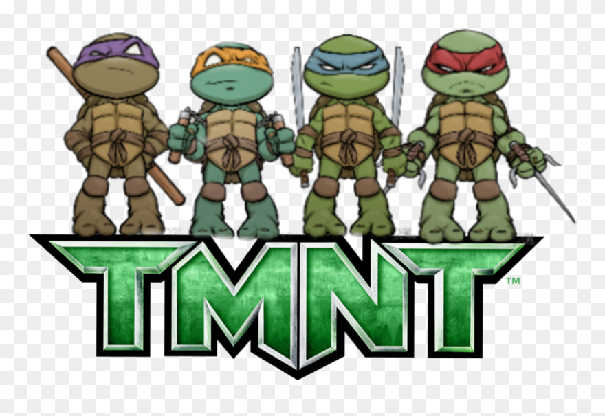 Teenage Mutant Ninja Turtles Logo Words Clipart