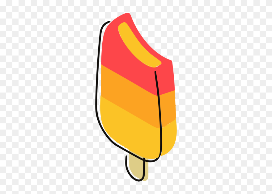 Angle,yellow,orange - Ice Cream Clipart