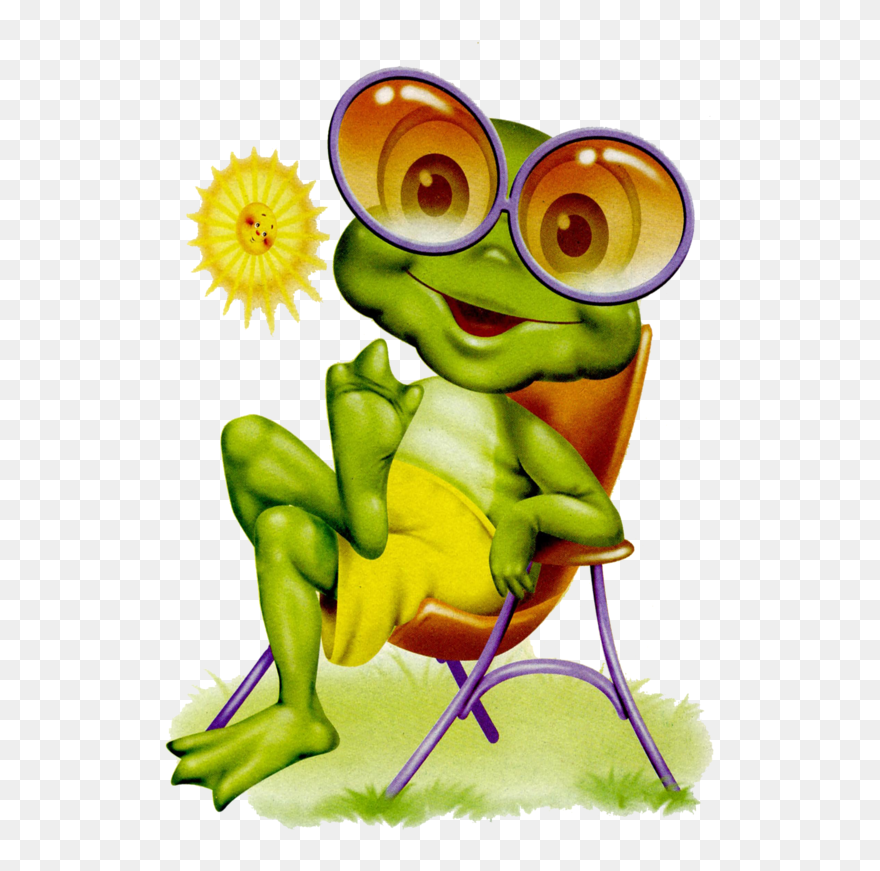 De Ranas Divertidas Clipart