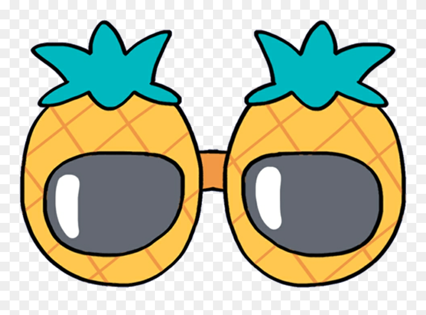 Sunglasses Mochi Kawaii Cute - Cute Clip Art Glasses - Png Download