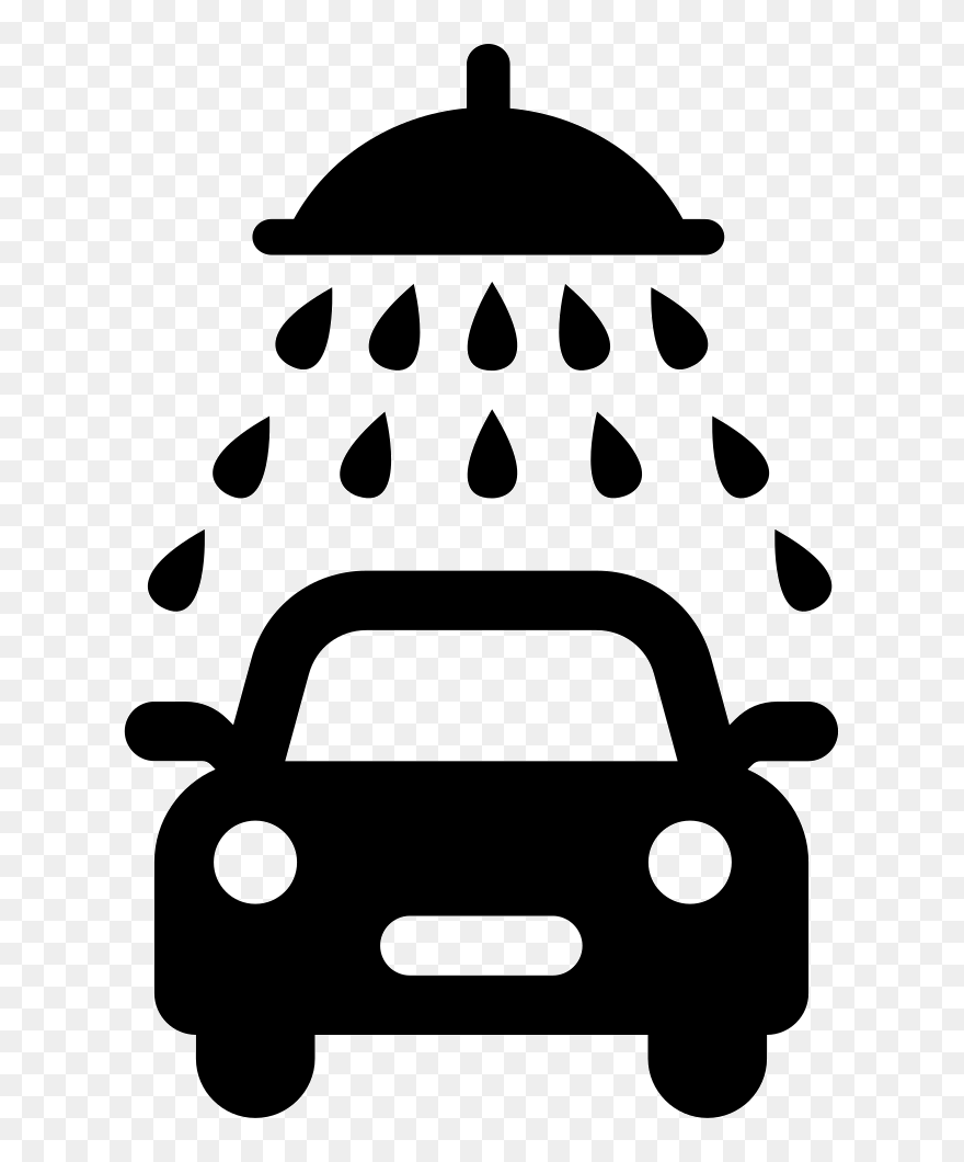 Font Car Wash - Car Wash Icon Free Clipart