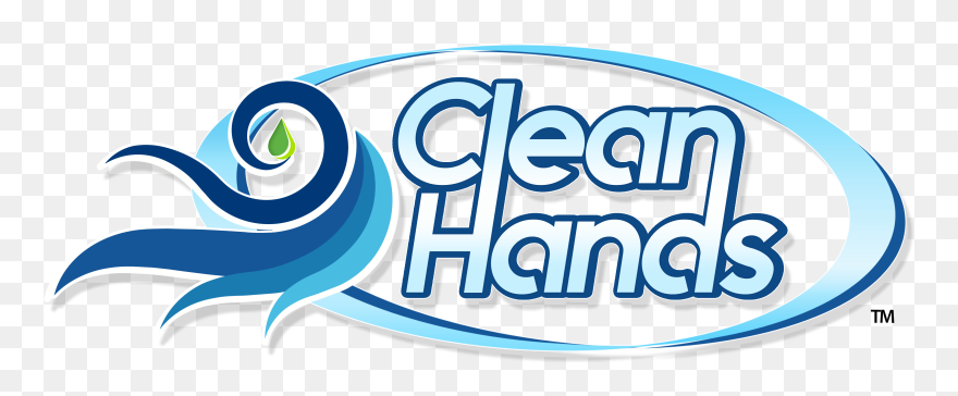 Clean Hands Sanitizer Logo Clipart