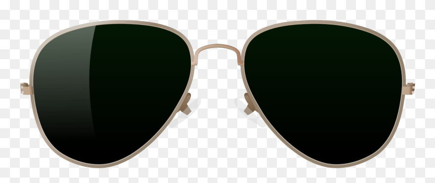 Free Aviator Sunglasses Clipart - Aviator Sunglasses Transparent Background - Png Download