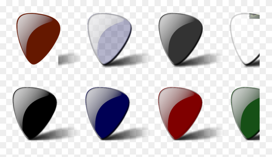 Guitar Pick Vector Clipart