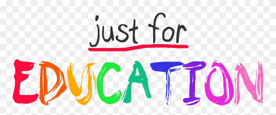 Just For Education Clipart