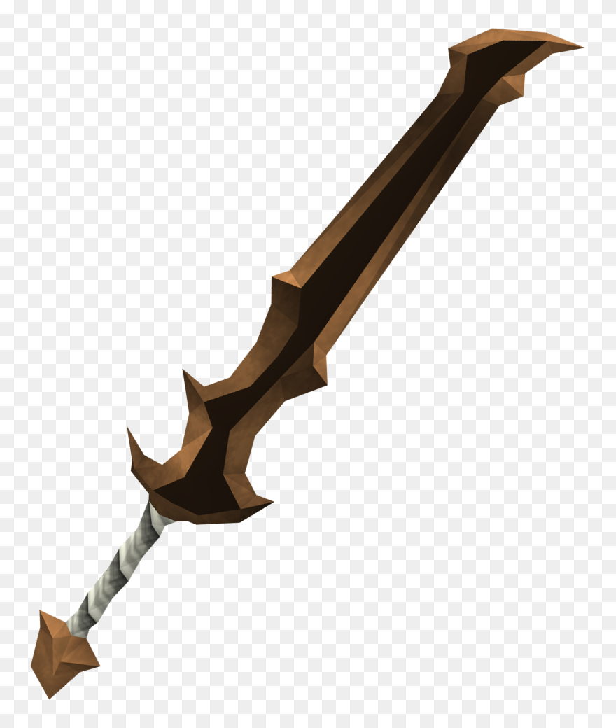 Sword Clipart Dragon Sword - Minecraft Wood Sword Texture - Png Download