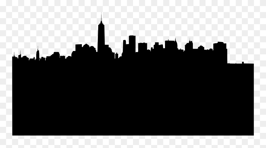 York Clipart Skyline - New York - Png Download