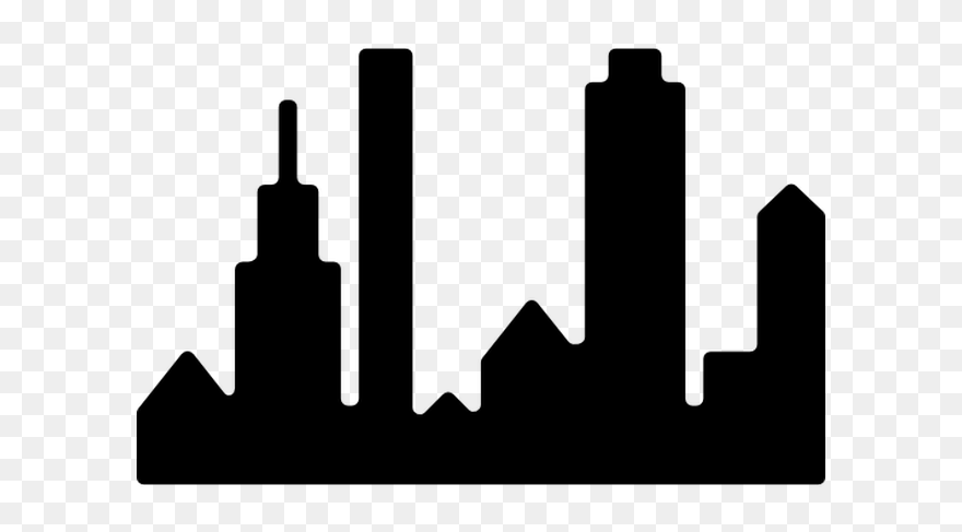 New York City Silhouette Skyline Computer Icons - New York Icons Vector Clipart