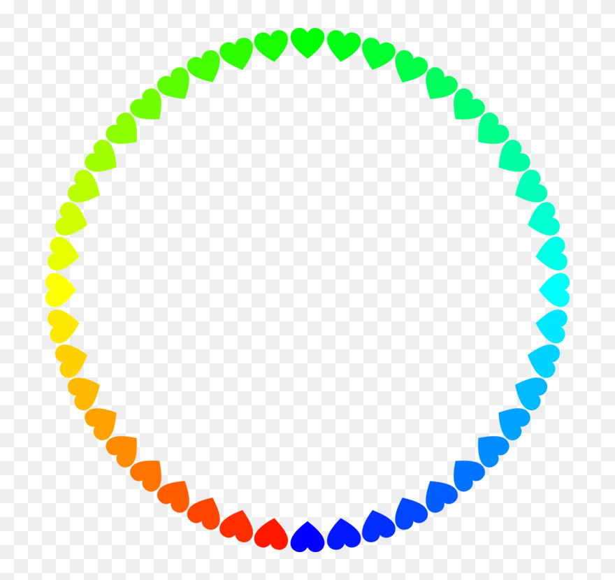 Leaf,symmetry,area - Love Round Frame Png Clipart