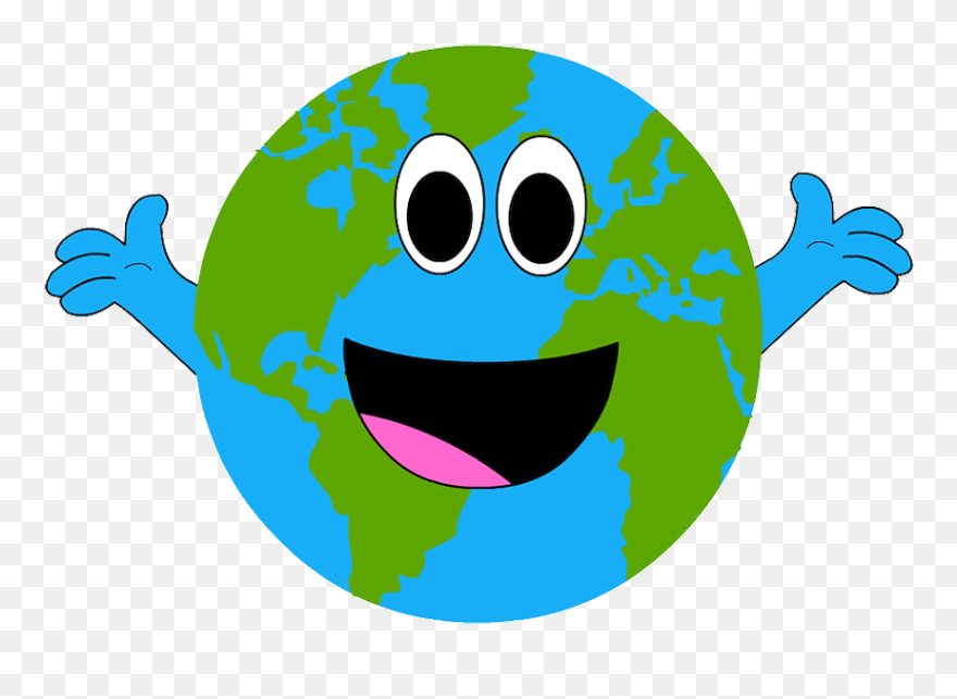 Earthdaycentral Day - Clipart Transparent Happy Earth - Png Download