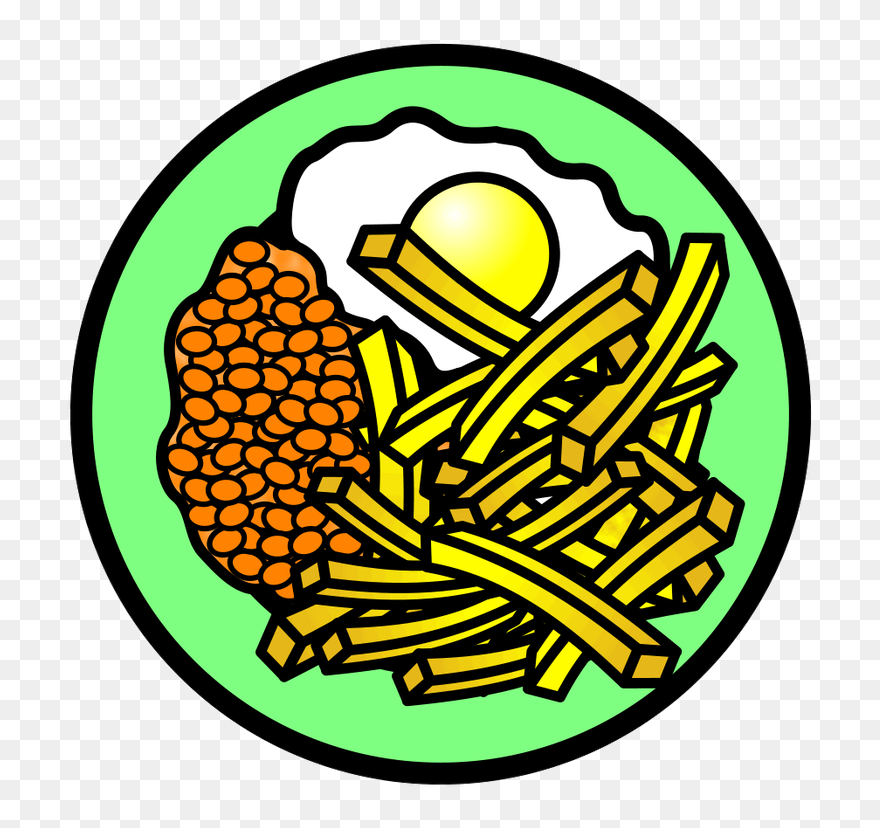 Egg Clipart Chip - Egg And Chips Clipart - Png Download