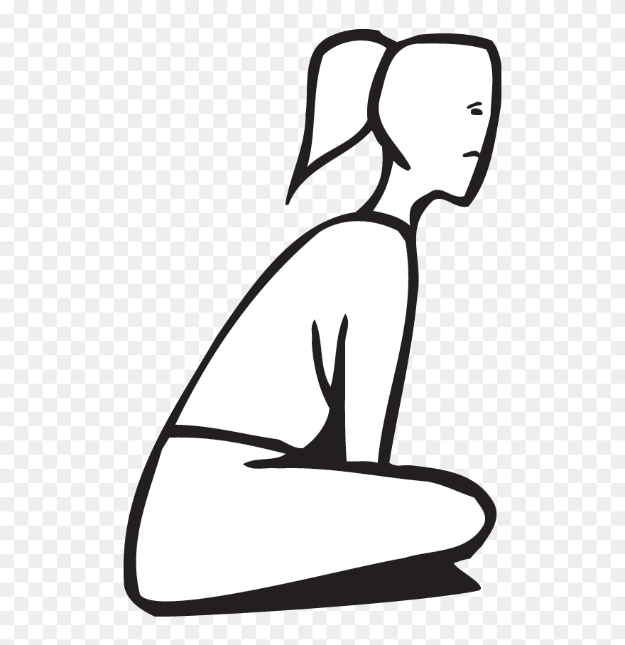 Collection Of Free Hawk Drawing Rough Legged Download - Drawing Of A Girl Sitting Cross Legged Clipart