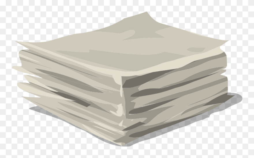 Juju Grandma Papers Png Clip Arts - Pile Of Paper Transparent