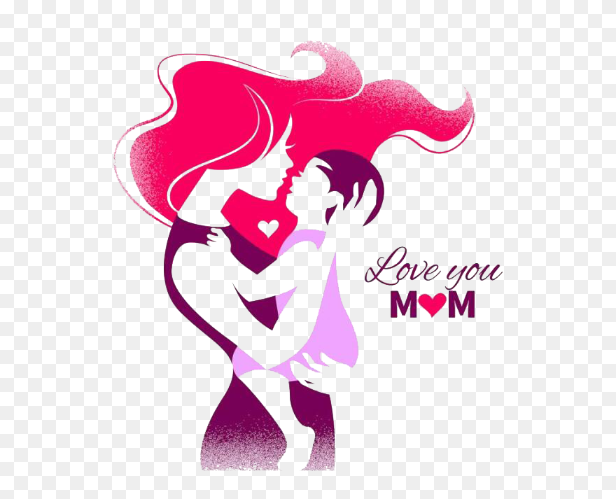 Transparent Mom And Son Clipart - Happy Mother's Day 2020 - Png Download