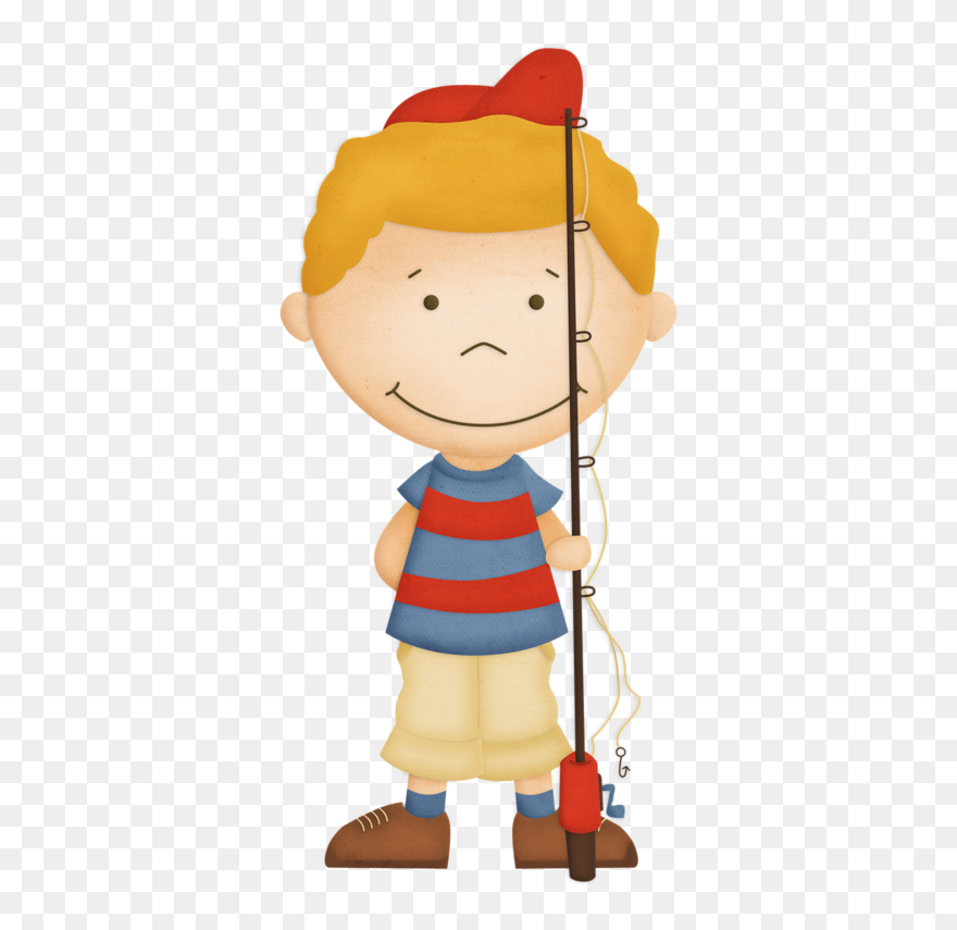 Fisherman Clipart Hobby - Menino Pescador Png Transparent Png