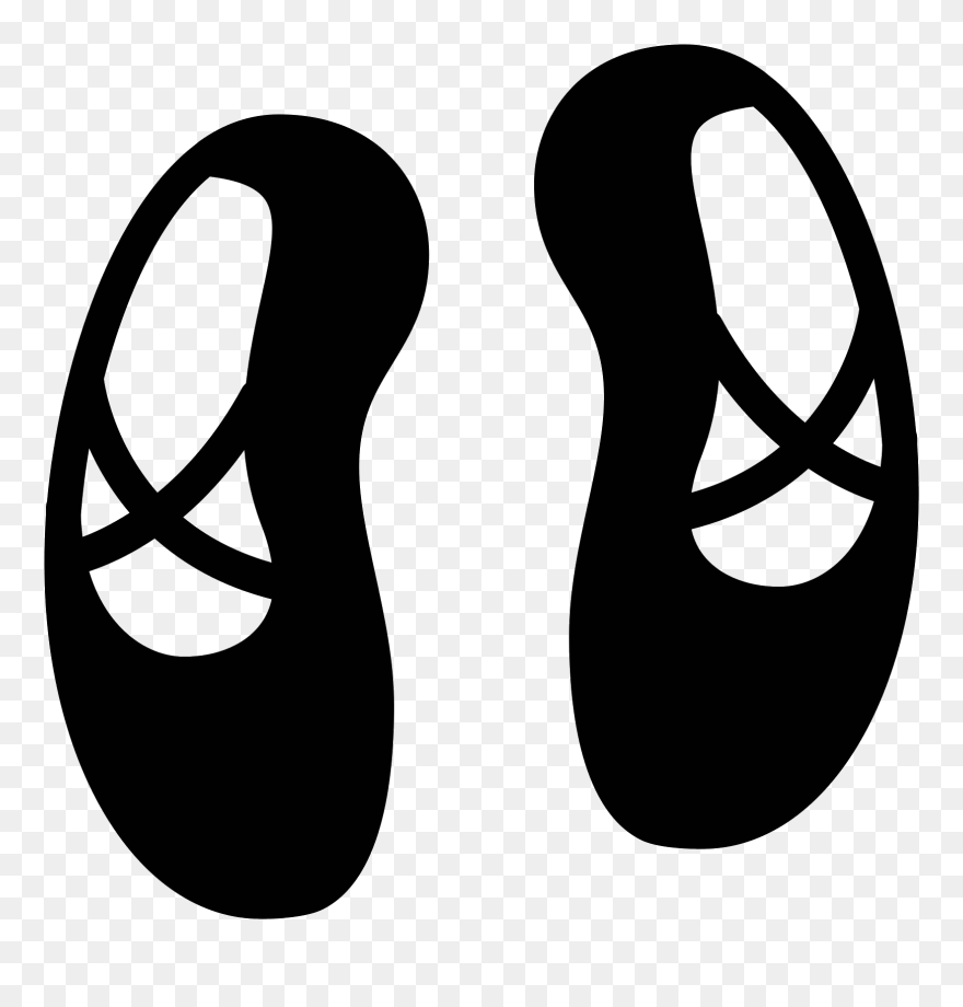 Slipper Ballet Shoe Dance Pointe Shoe - Dance Teacher Gifts Christmas Tags Clipart