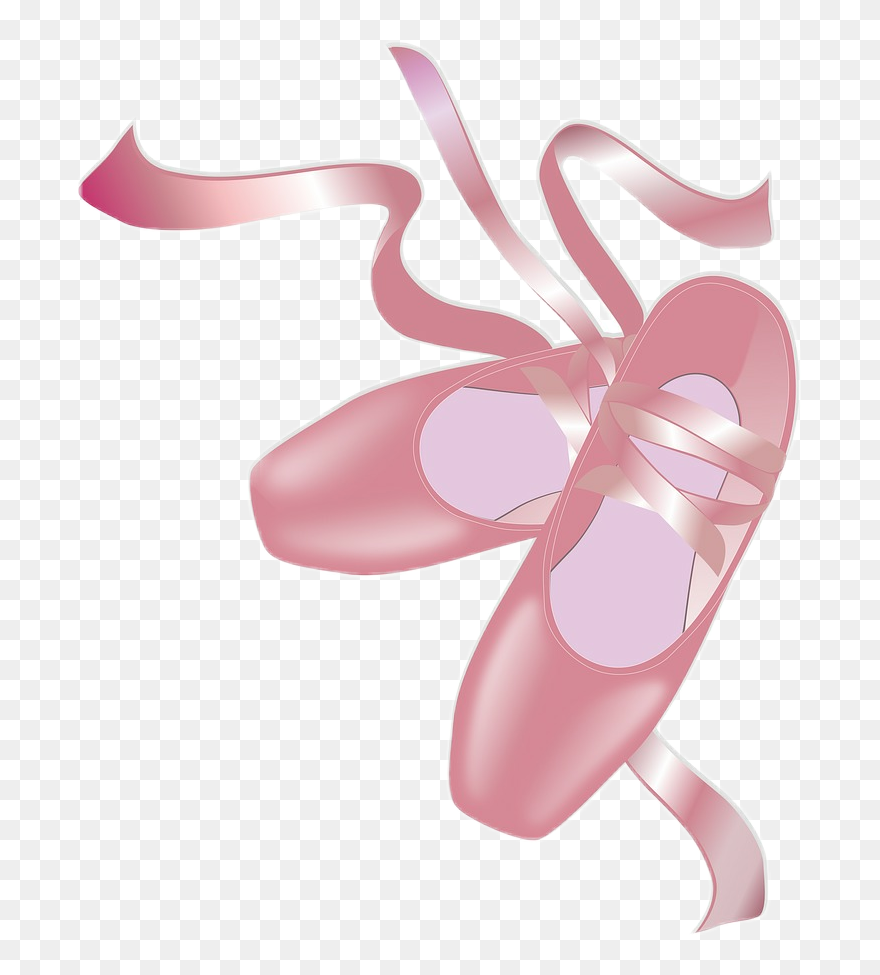 Clipart Ballet Shoes Transparent - Png Download