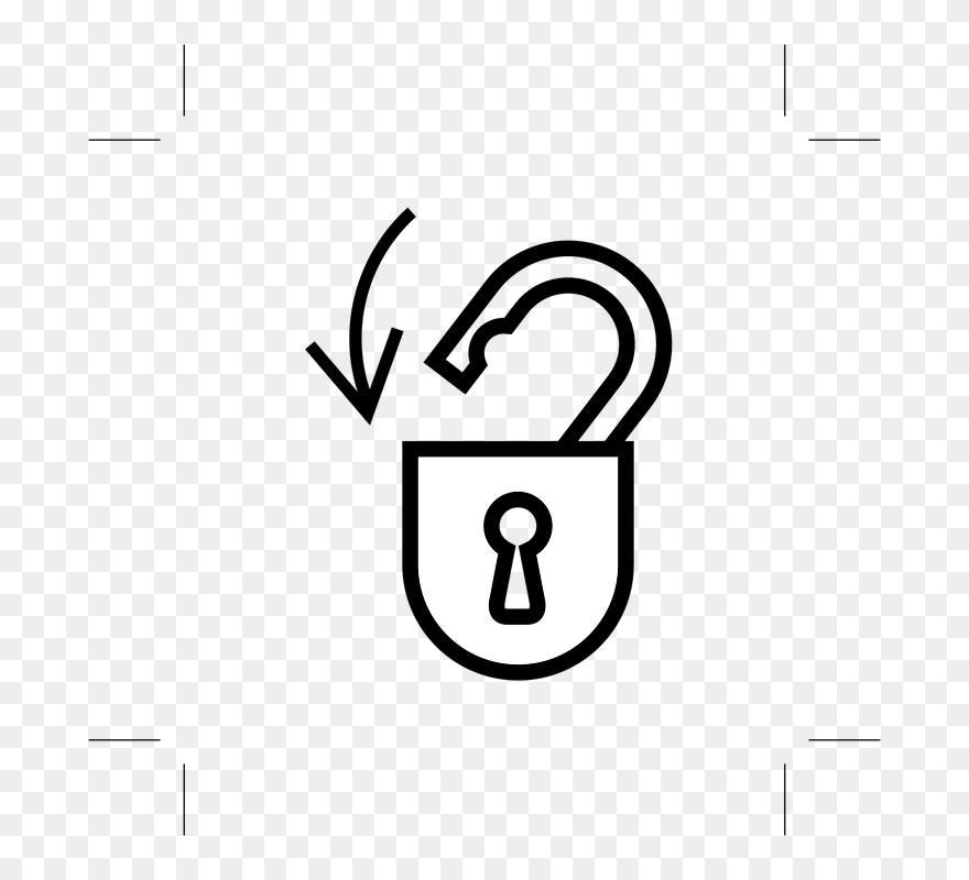 Locksmith Near Me - Lock Door Symbol Clipart
