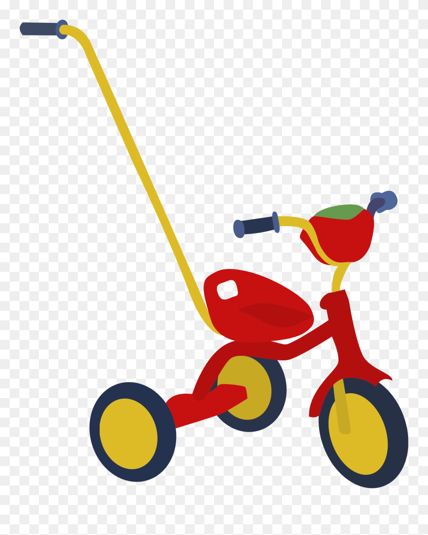 Red Big Image Png - Sepeda Roda Tiga Kartun Clipart