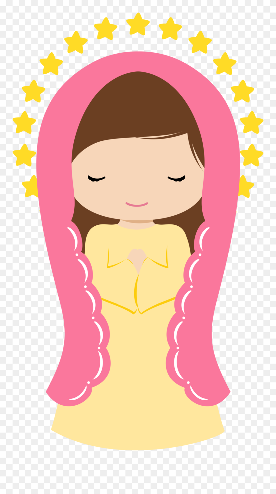 Transparent Tricycles Clipart - Imagenes De La Virgen Niña Animada - Png Download