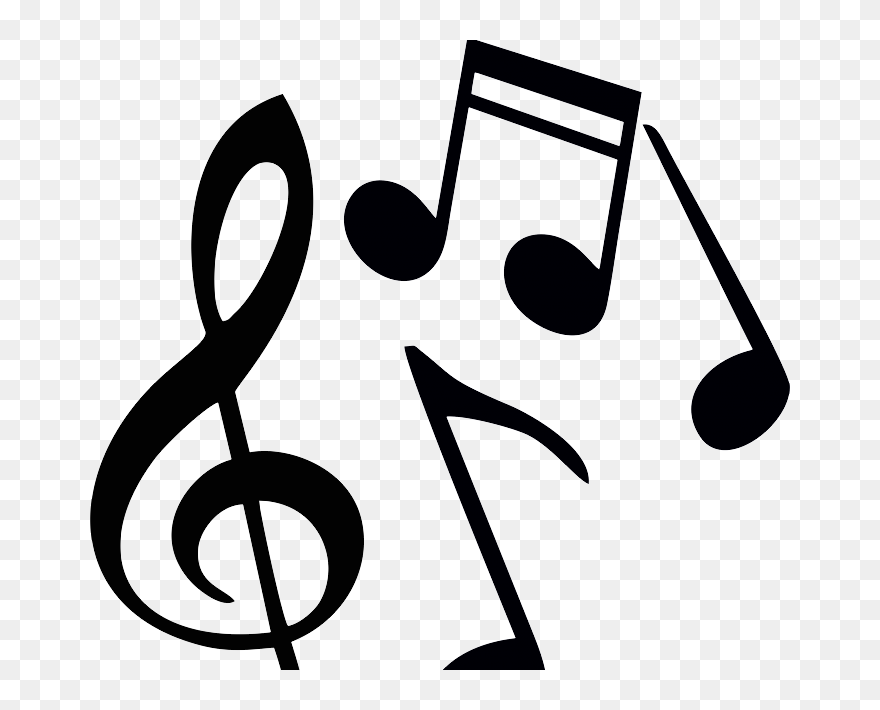 Clipart Music Notes Transparent Background - Png Download