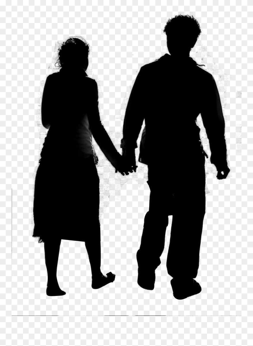 The Five Love Languages Holding Hands Friendship Breakup - Shadow Png Walking Person Clipart