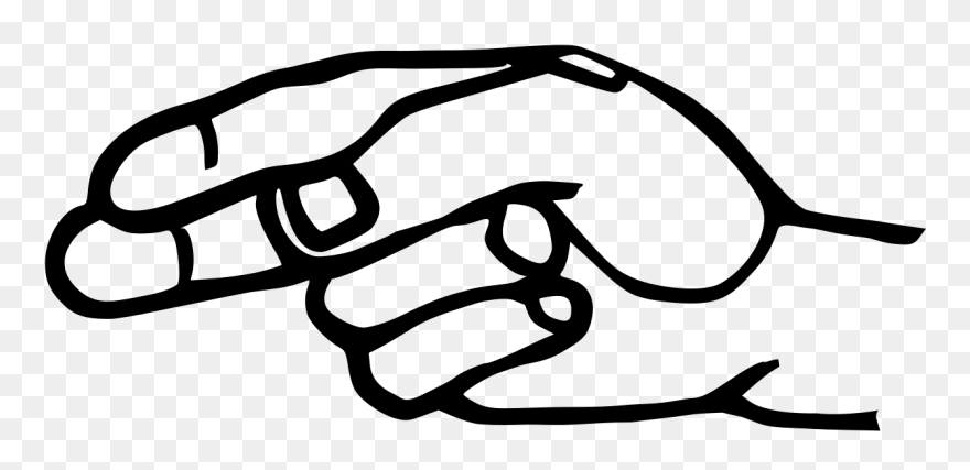 American Sign Language Letter H Clipart