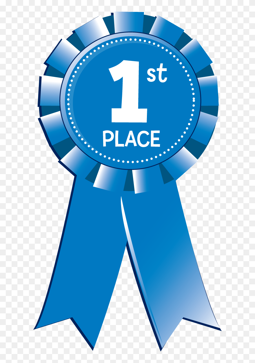 Blue Ribbon Clip Art - 1st Place Ribbon Png Transparent Png